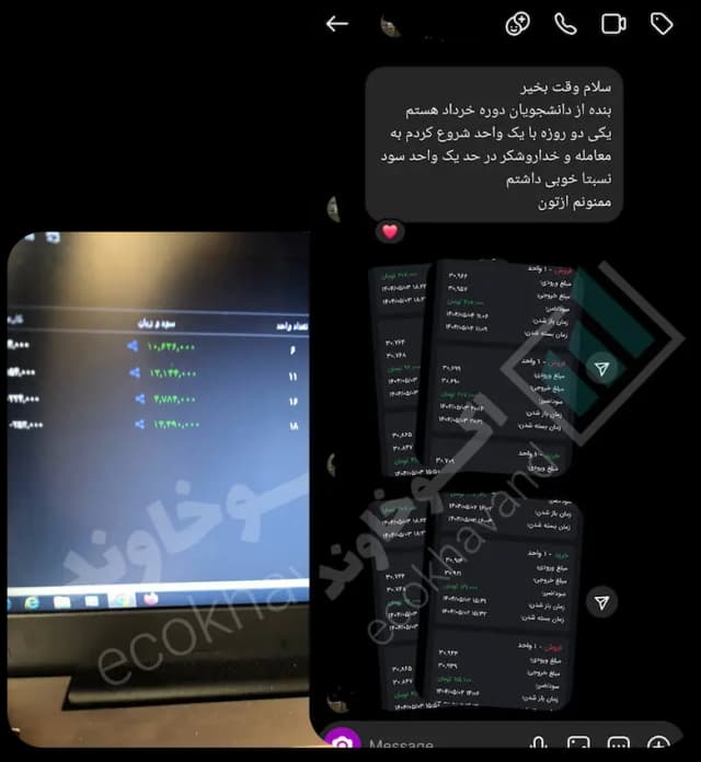 سود یک نوسان روزانه